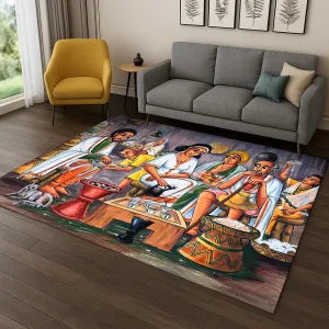Rythmes d'Afrique | Tapis africain ethnique